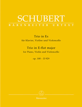 Schubert Piano Trio in E flat major Opus 100 D 929