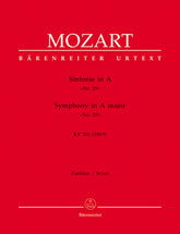 Mozart Symphony Nr. 29 A major K. 201(186a)