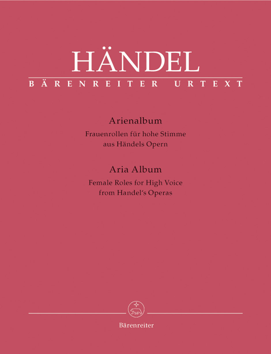 Handel Aria Albums from Handel's Operas -Female Roles for High Voice-