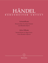 Handel Aria Albums from Handel's Operas -Female Roles for High Voice-