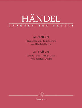 Handel Aria Albums from Handel's Operas -Female Roles for High Voice-