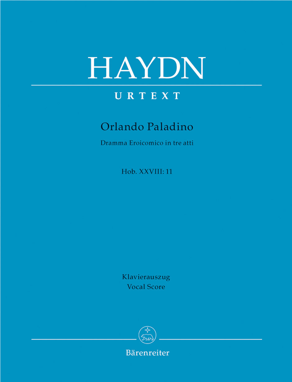 Haydn Orlando paladino Hob.XXVIII:11 -Dramma eroicomico in drei acts-