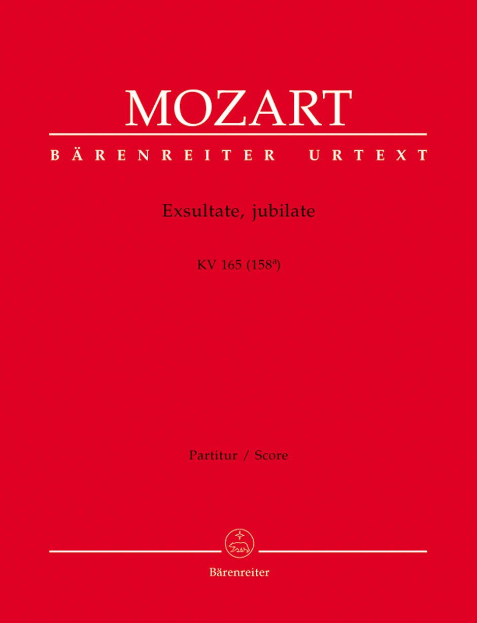 Mozart Exsultate, jubilate K. 165 (158a) -Motet-