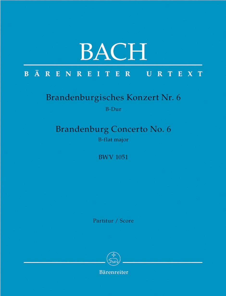 Bach Brandenburg Concerto No. 6 B flat-major BWV 1051