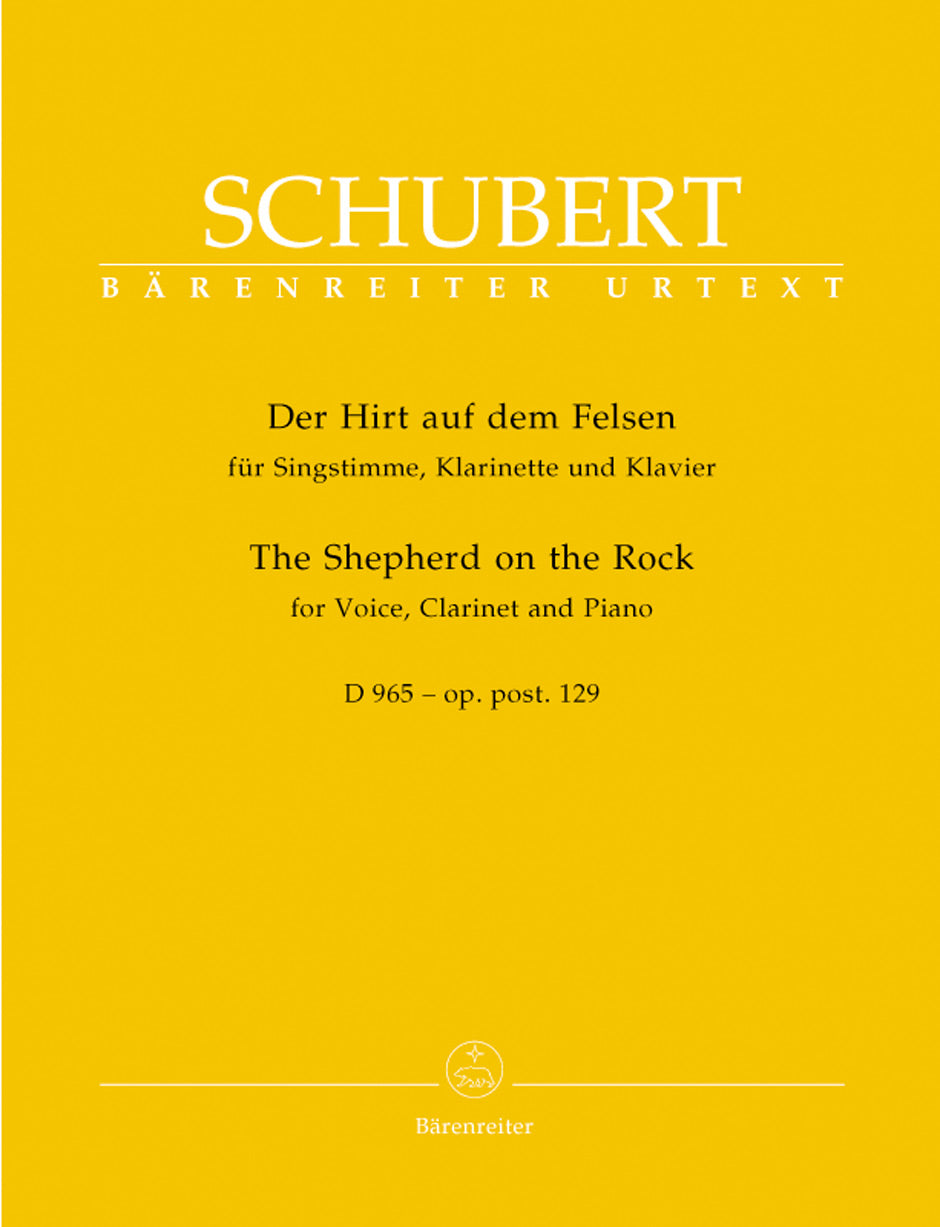 Schubert The Shepherd on the Rock op. post.129 D 965