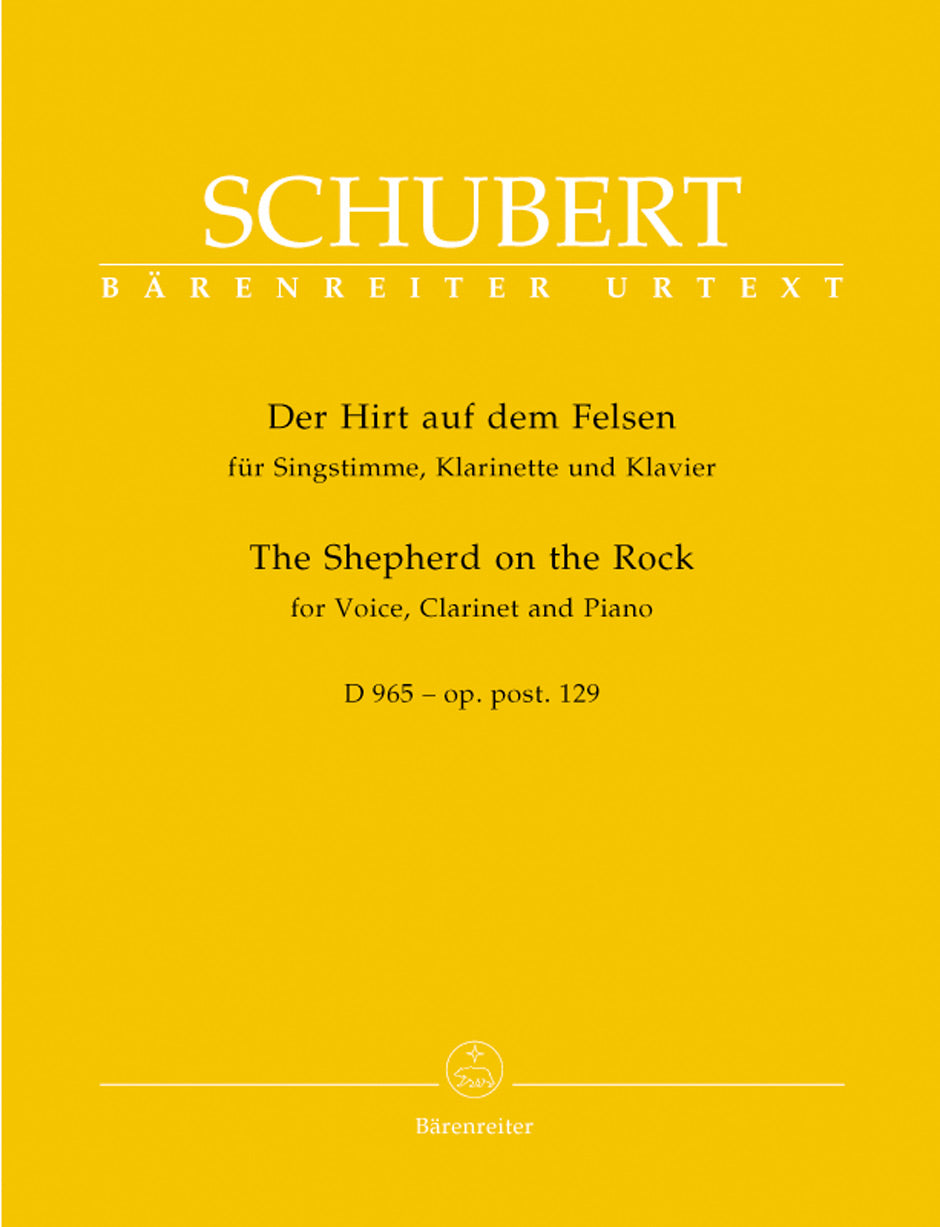 Schubert The Shepherd on the Rock op. post.129 D 965