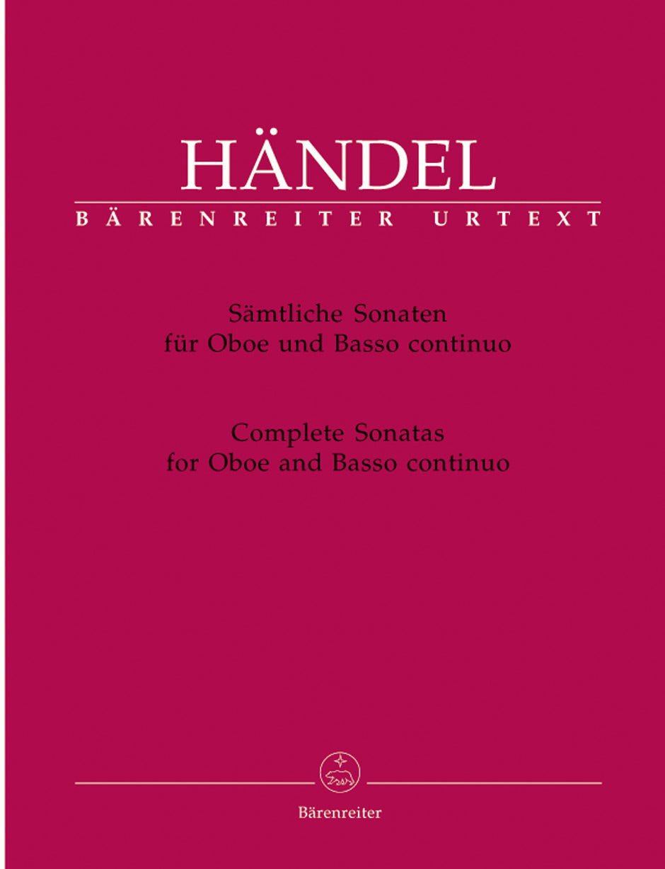 Handel Complete Sonatas for Oboe and Basso continuo