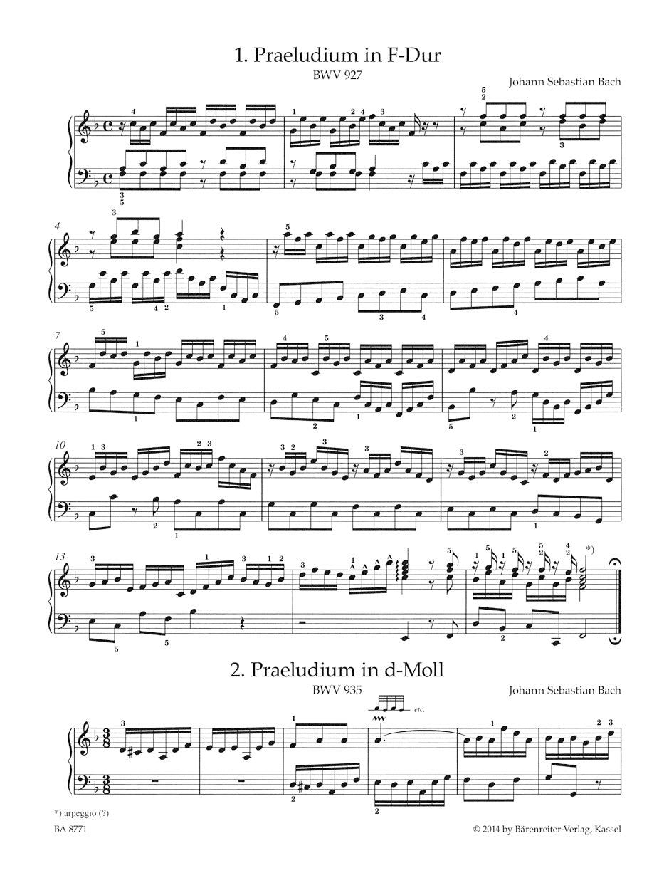 Bärenreiter Piano Album. From Handel to Ravel for Piano -39 easy originals-