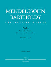 Mendelssohn Psalm "Non noto Domine" / "Nicht unserm Namen, Herr" op. 31 MWV A 9