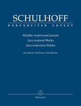 Schulhoff Jazz-inspired Works for Piano
