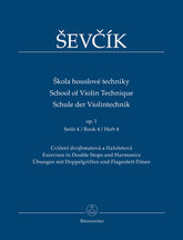 Sevcik School of Violin Technique op. 1 -Exercises in Double Stops and Harmonics- (Book 4)