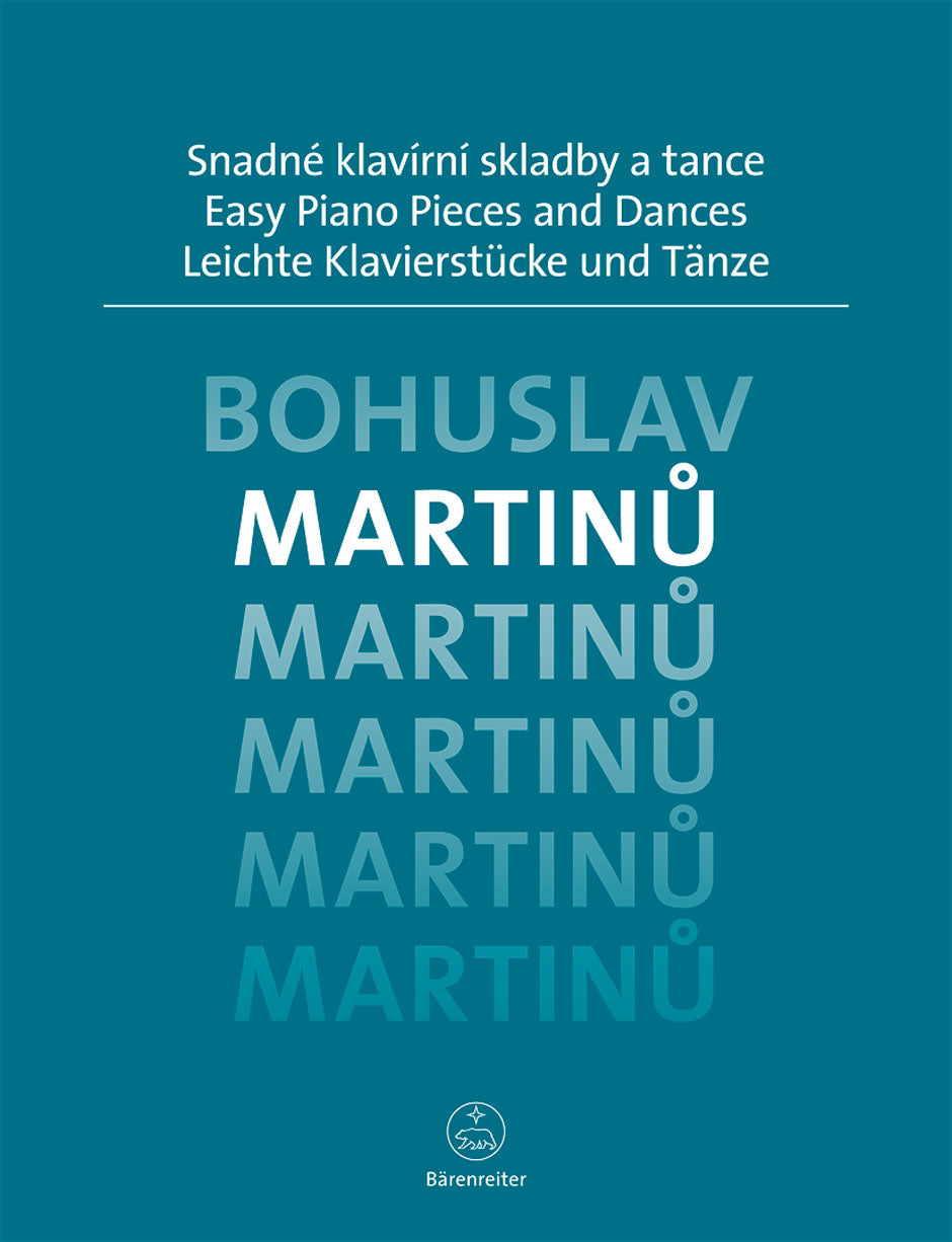 Martinu Easy Piano Pieces and Dances