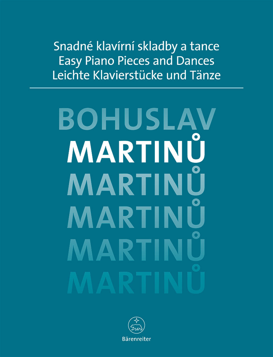Martinu Easy Piano Pieces and Dances