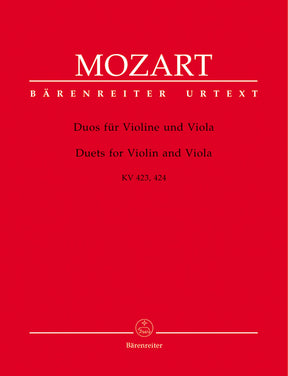 Mozart Duets for Violin and Viola K 423 and K 424