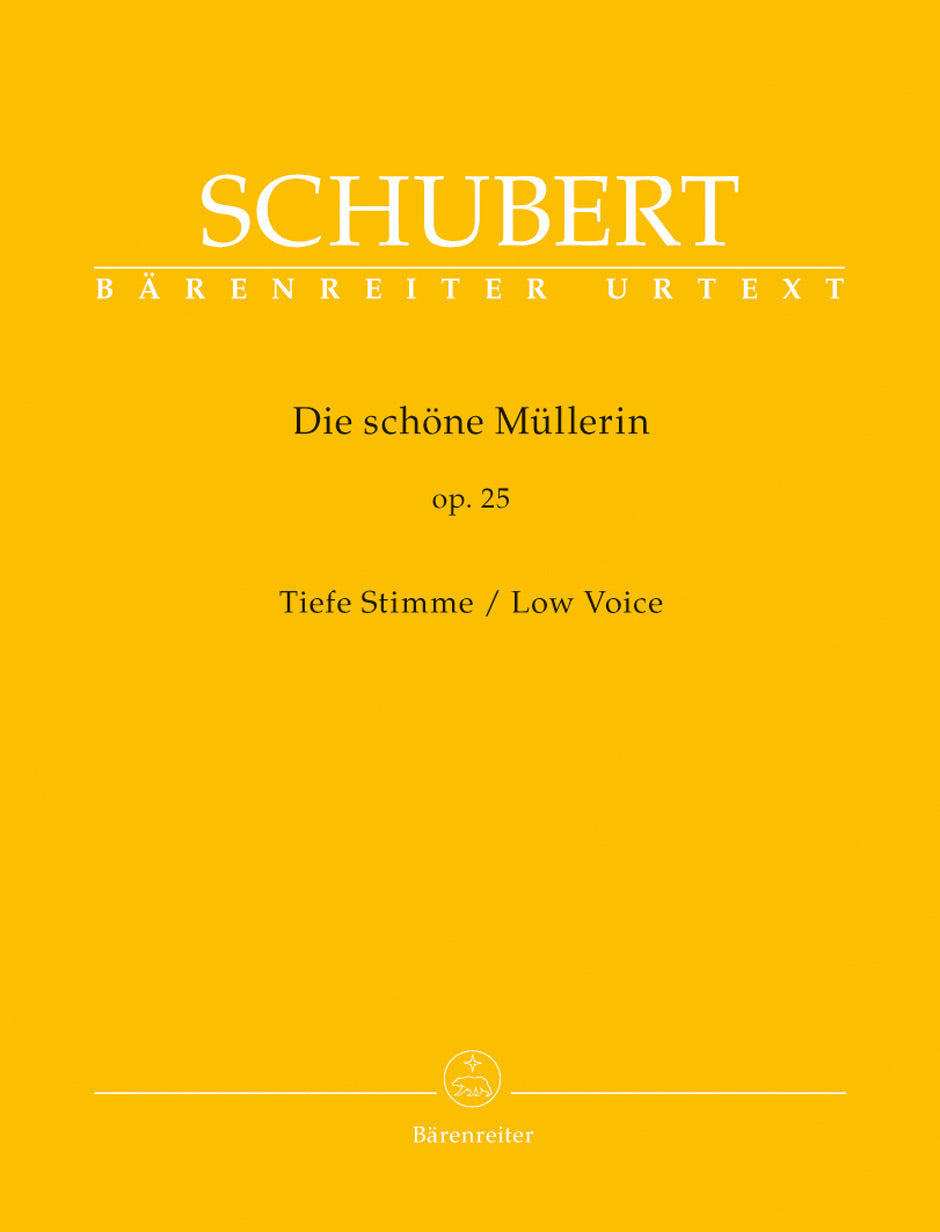Schubert Die schöne Müllerin op. 25 D 795 (Low Voice)