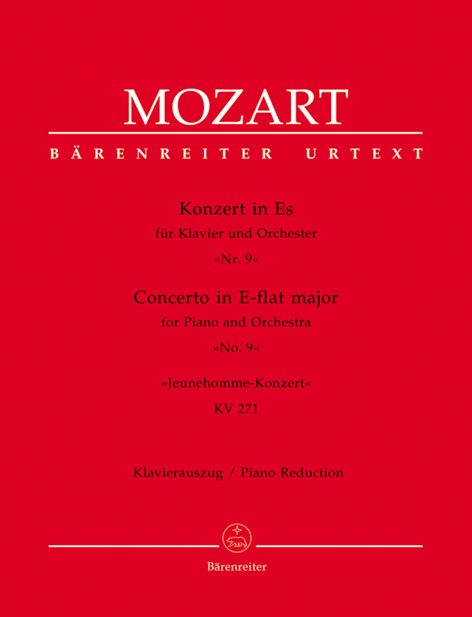 Mozart Concerto for Piano and Orchestra No. 9 E-flat major K. 271 "Jeunehomme"