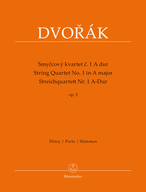 Dvorak String Quartet No 1 in A major Opus 2