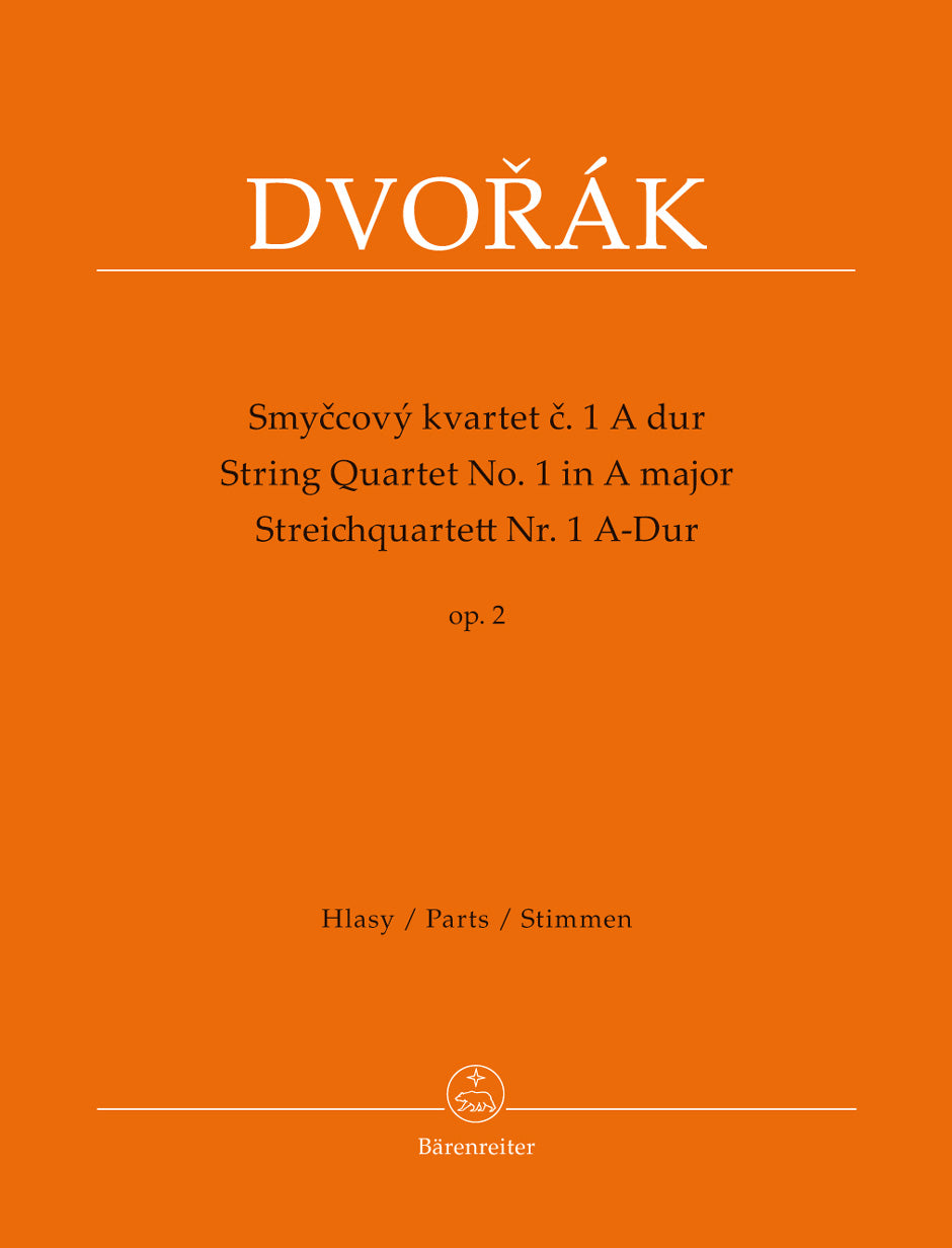 Dvorak String Quartet No 1 in A major Opus 2