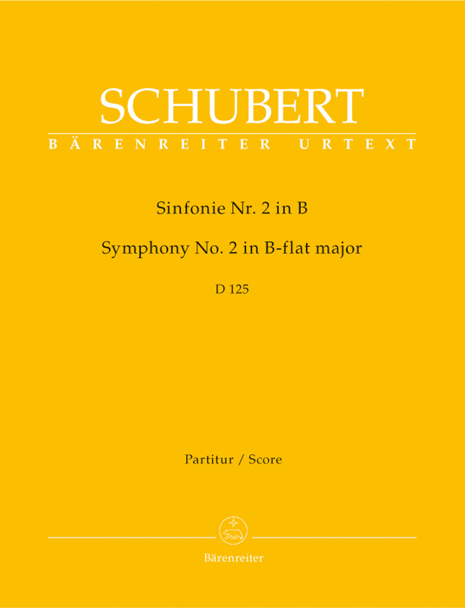 Schubert Symphony No. 2 B-flat major D 125 (1814)