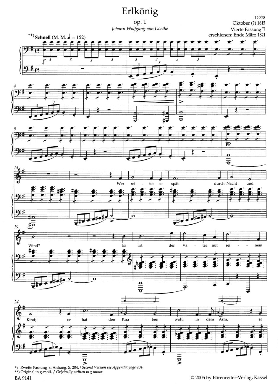 Schubert Lieder, Volume 1 (low voice)