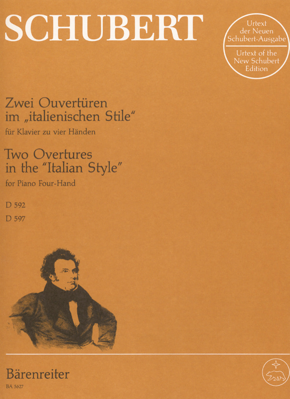Schubert 2 Overtures in the "Italian Style"