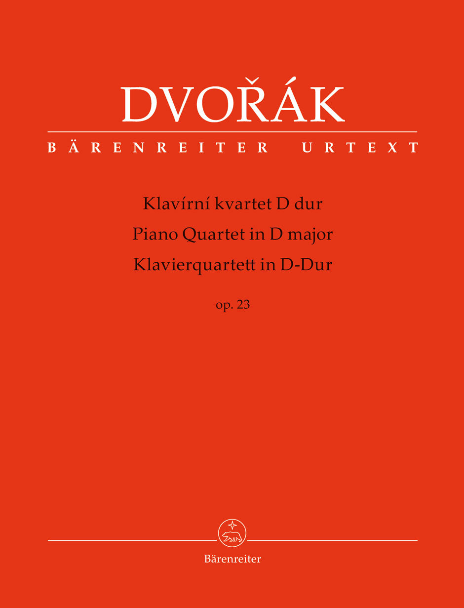 Dvorak Piano Quartet in D major Opus 23