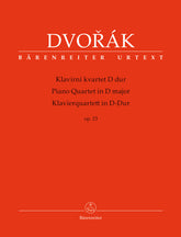 Dvorak Piano Quartet in D major Opus 23