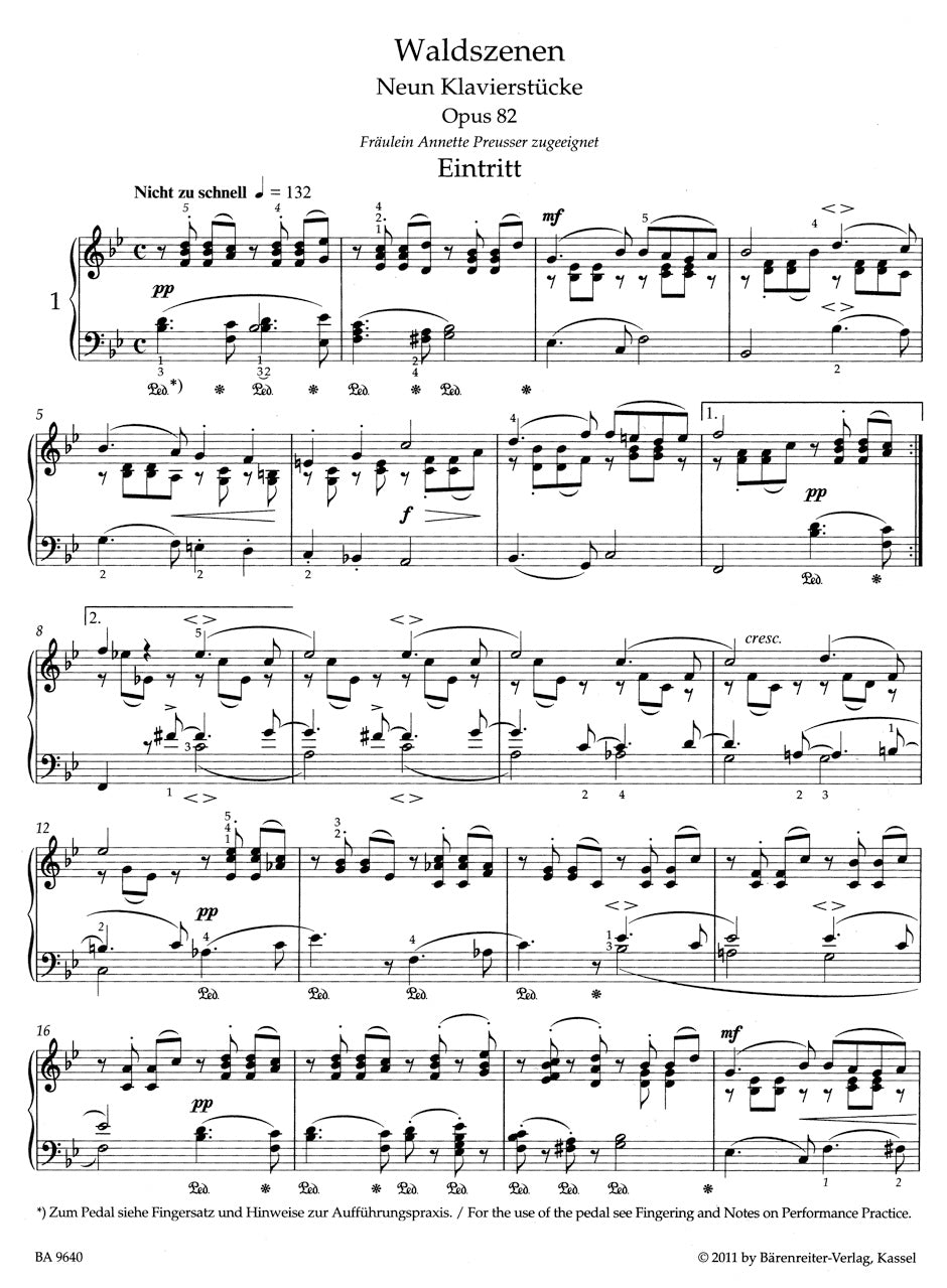 Schumann  Forest Scenes op. 82