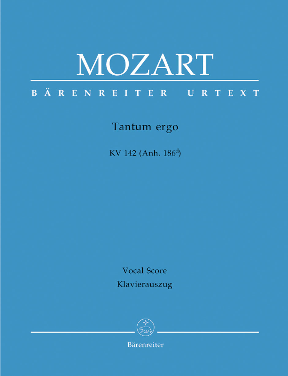 Mozart Tantum ergo K. 142 (Anh. 186d)
