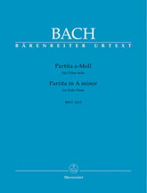 Bach Partita for Flute Solo A mior BWV 1013