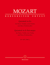 Mozart Quintet for Horn, Violin, Two Violas and Bass (Violoncello) in Eflat major K 407 (386c)