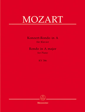 Mozart Concert Rondo for Piano A major K. 386