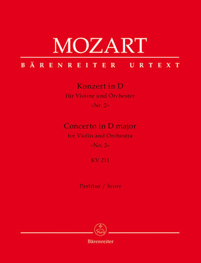 Mozart Concerto for Violin and Orchestra Nr. 2 D major K. 211