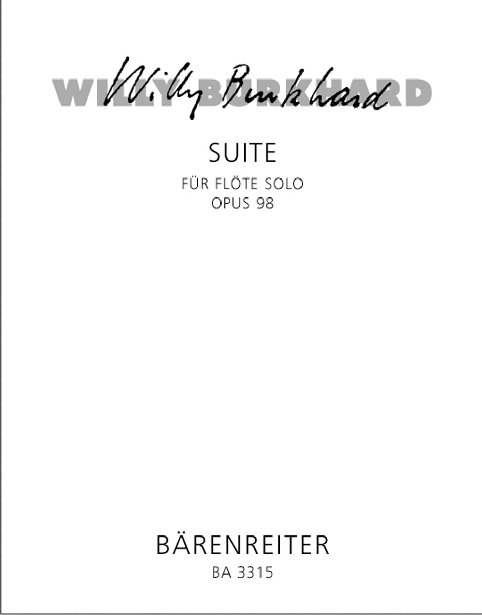 Burkhard Suite For Flute Solo Op. 98 (1955)