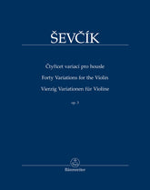 Sevcik Forty Variations for the Violin op. 3