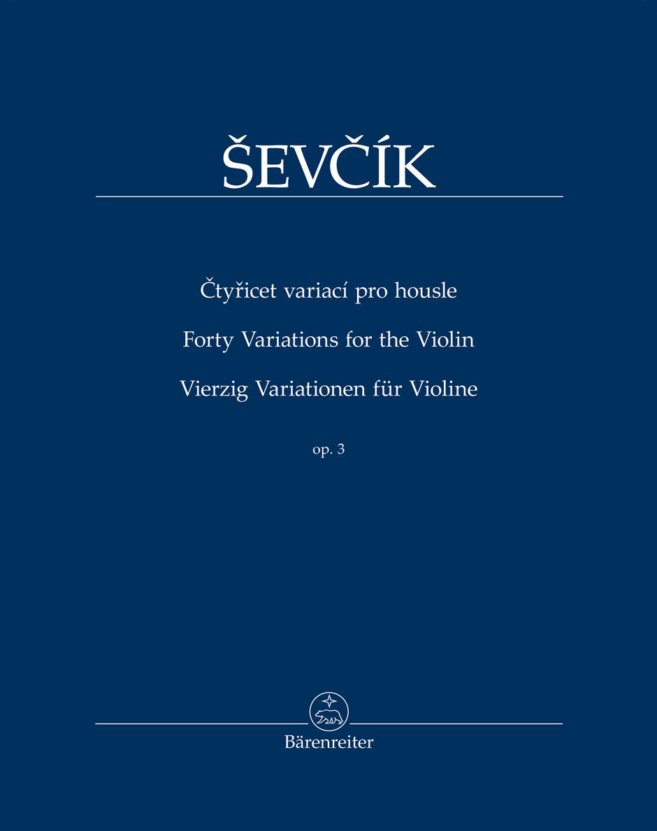 Sevcik Forty Variations for the Violin op. 3
