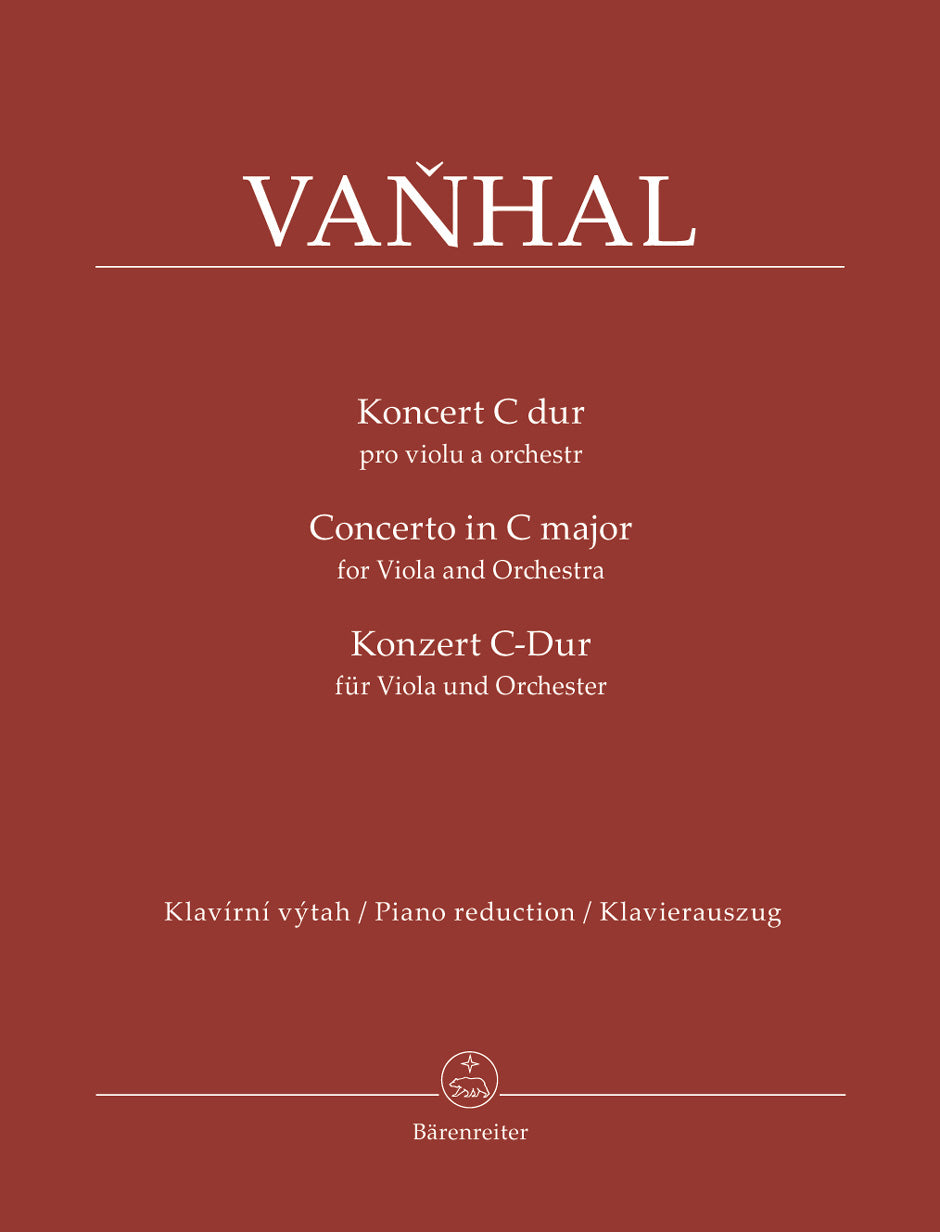 Vanhal: Concerto for Viola and Orchestra C major