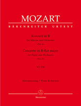 Mozart Concerto for Piano and Orchestra No. 6 B-flat major K. 238