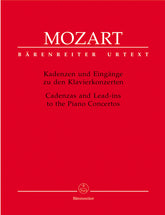 Mozart Cadenzas and Lead-ins to the Piano Concertos