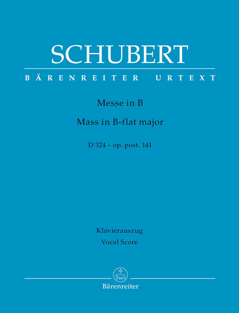 Schubert Missa B-flat major op. post.141 D 324/ Mass in B flat major