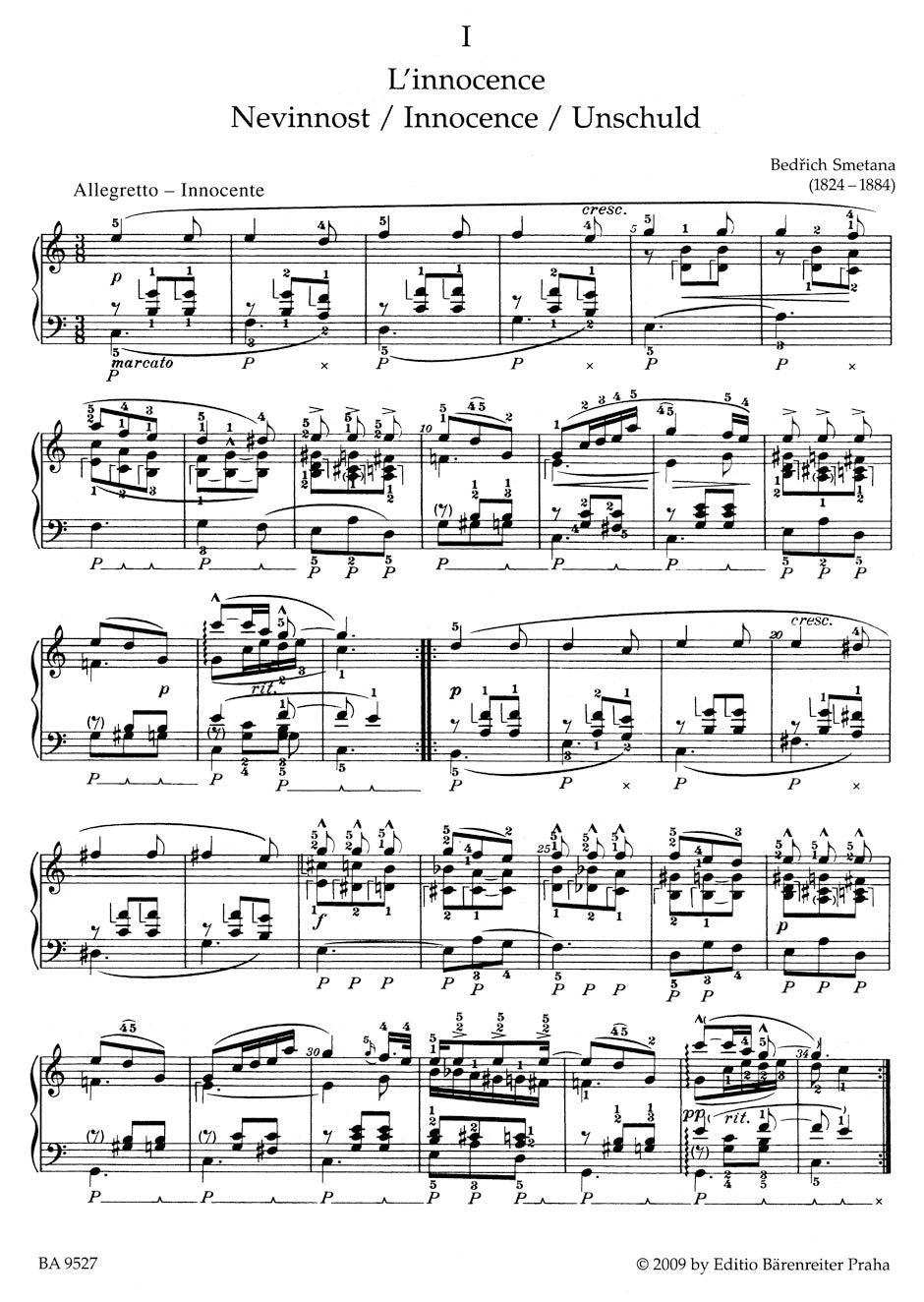 Smetana Early Piano Works
