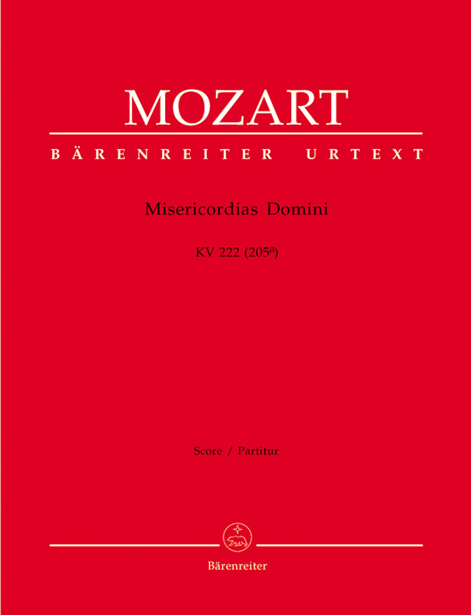 Mozart Misericordias Domini K. 222 (205a)