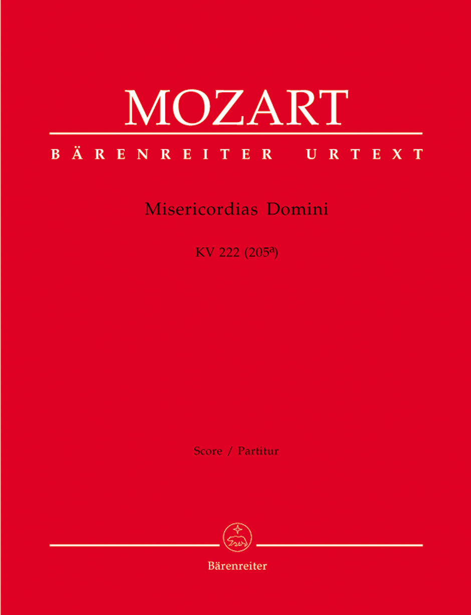 Mozart Misericordias Domini K. 222 (205a)