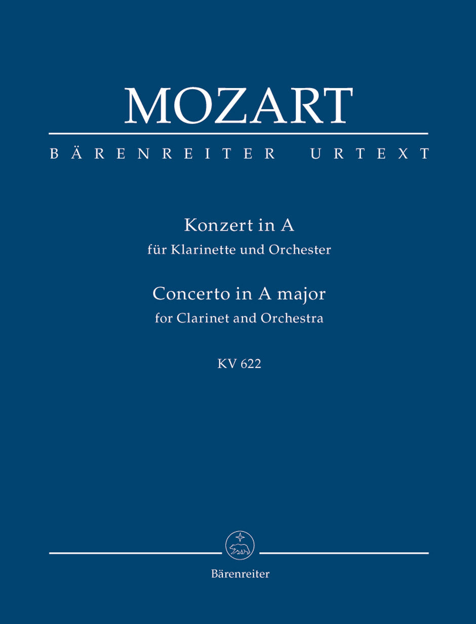 Mozart Concerto for Clarinet and Orchestra A major K. 622