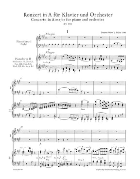 Mozart Concerto for Piano and Orchestra No. 23 A major K. 488 (Piano Reduction)