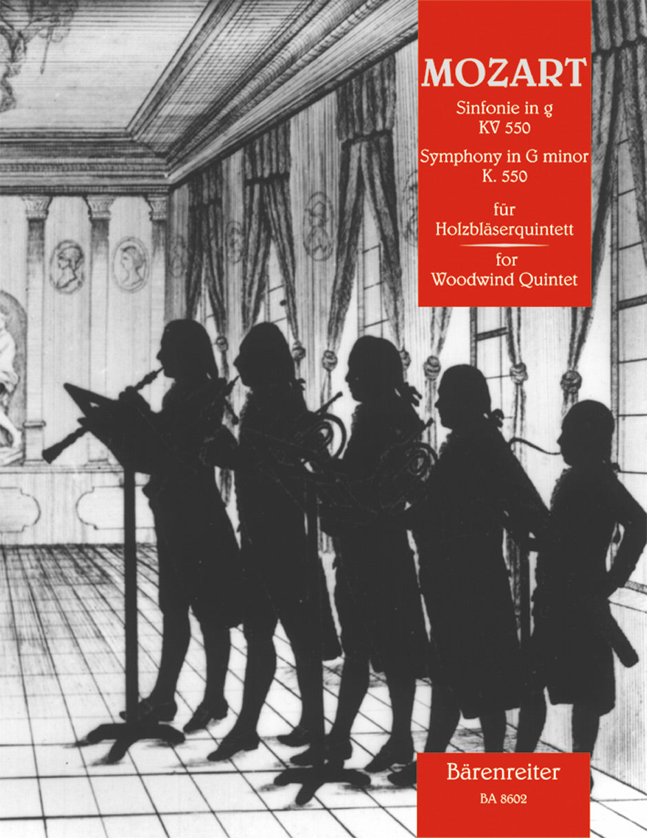 Mozart Symphony No 40 in g minor K 550 Arranged for Wind Quintet