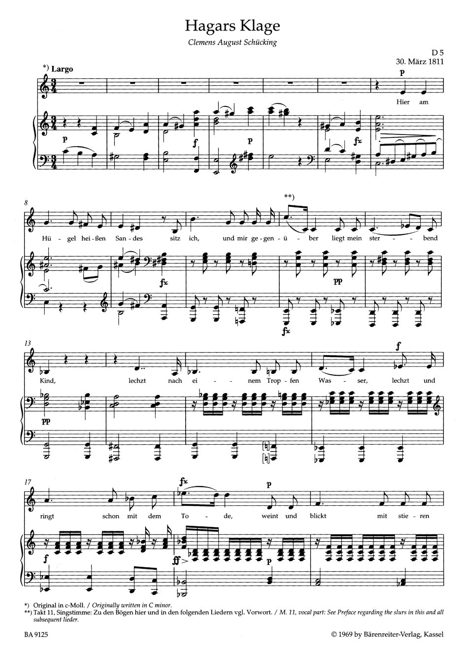 Schubert Lieder, Volume 5 (Medium Voice)