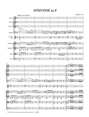 Haydn Symphony Nr. 79 in F major Hob. I:79