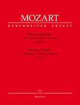 Mozart The Music Books of Mozart and His Sister for Piano