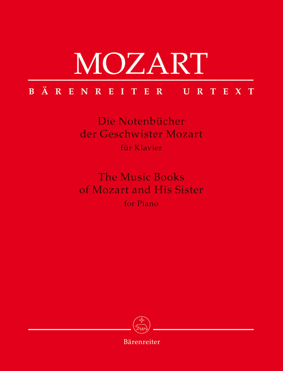 Mozart The Music Books of Mozart and His Sister for Piano